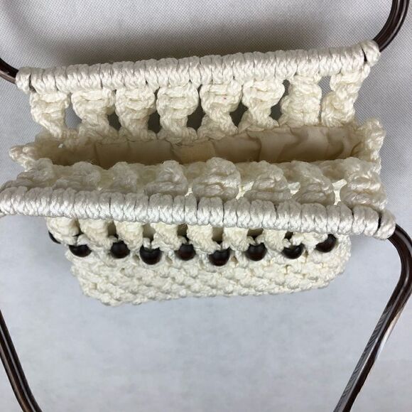 Homemade Macramé Beaded Purse - Picture 6 of 6